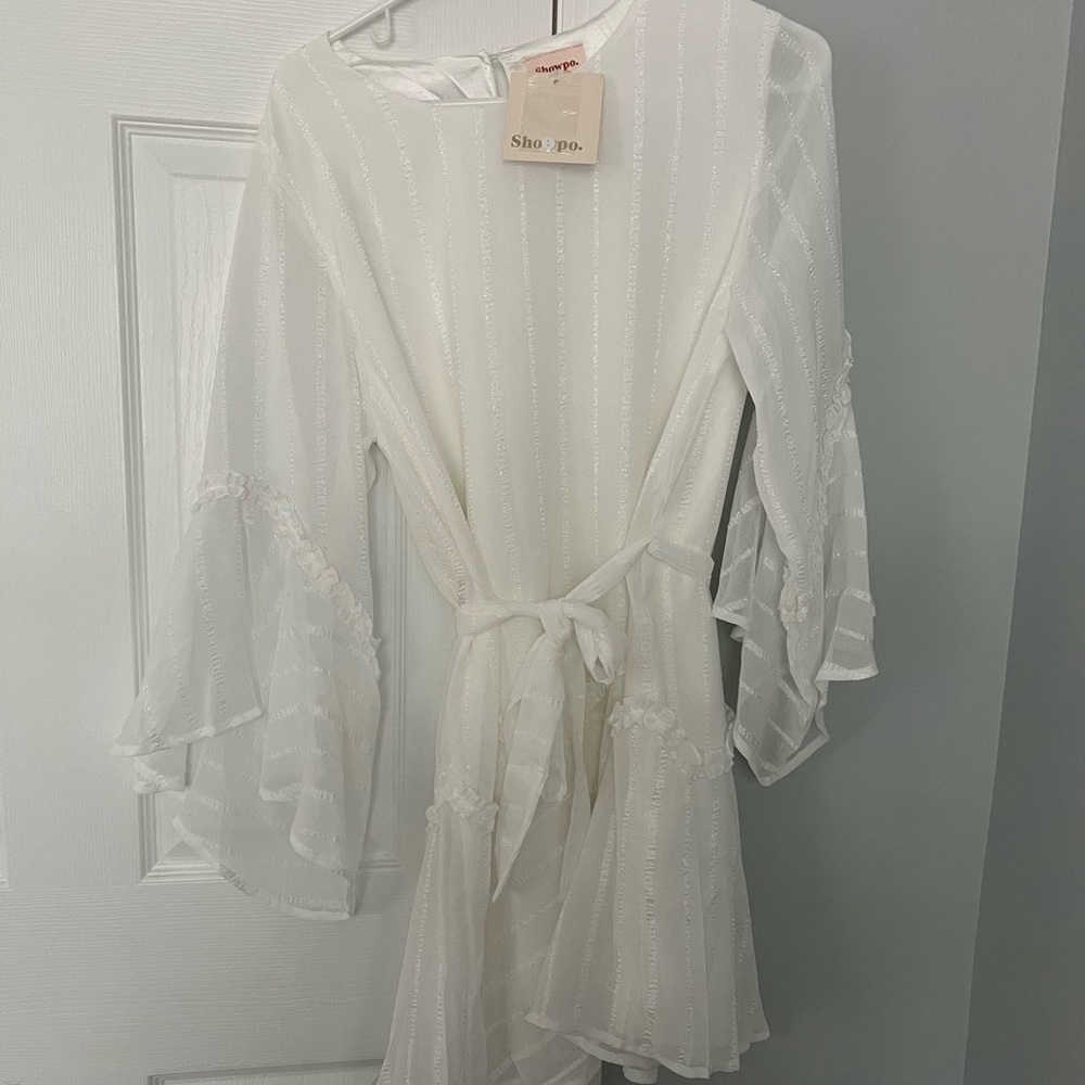 Showpo white dress
